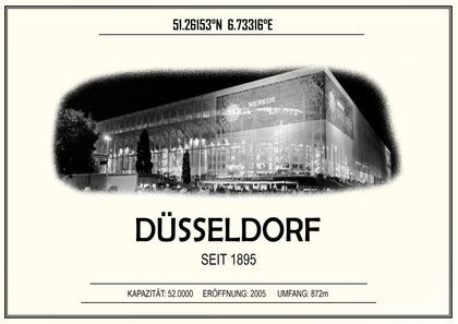 Düsseldorf Stadion Leinwand