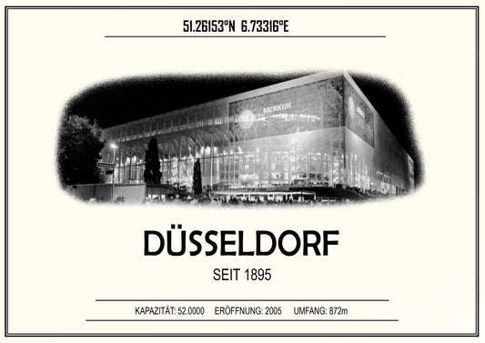 Düsseldorf Stadion Leinwand