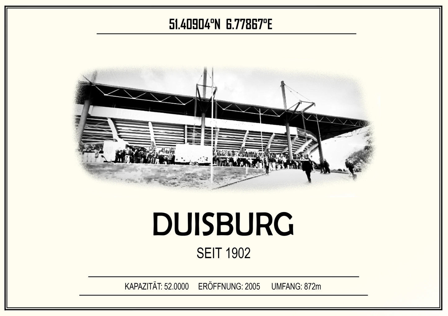 Duisburg Stadion Leinwand