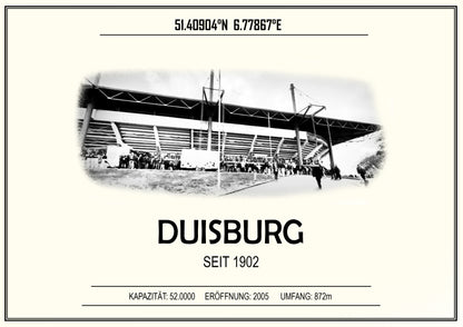 Duisburg Stadion Leinwand