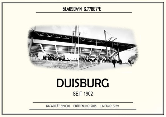 Duisburg Stadion Leinwand