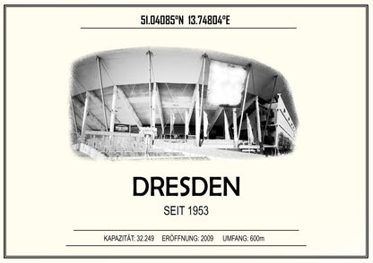 Dresden Stadion Leinwand