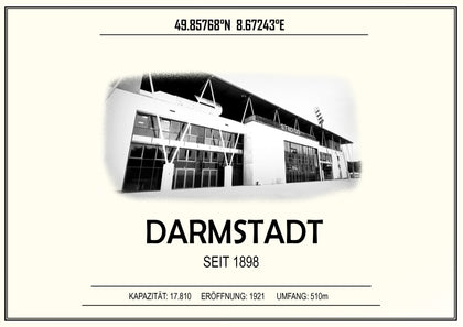 Darmstadt Stadion Leinwand