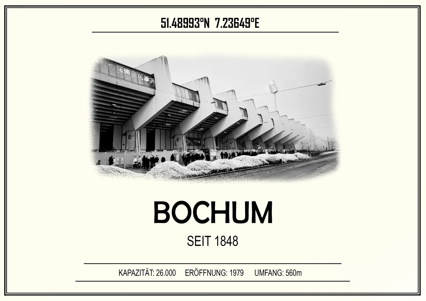 Bochum Stadion Leinwand