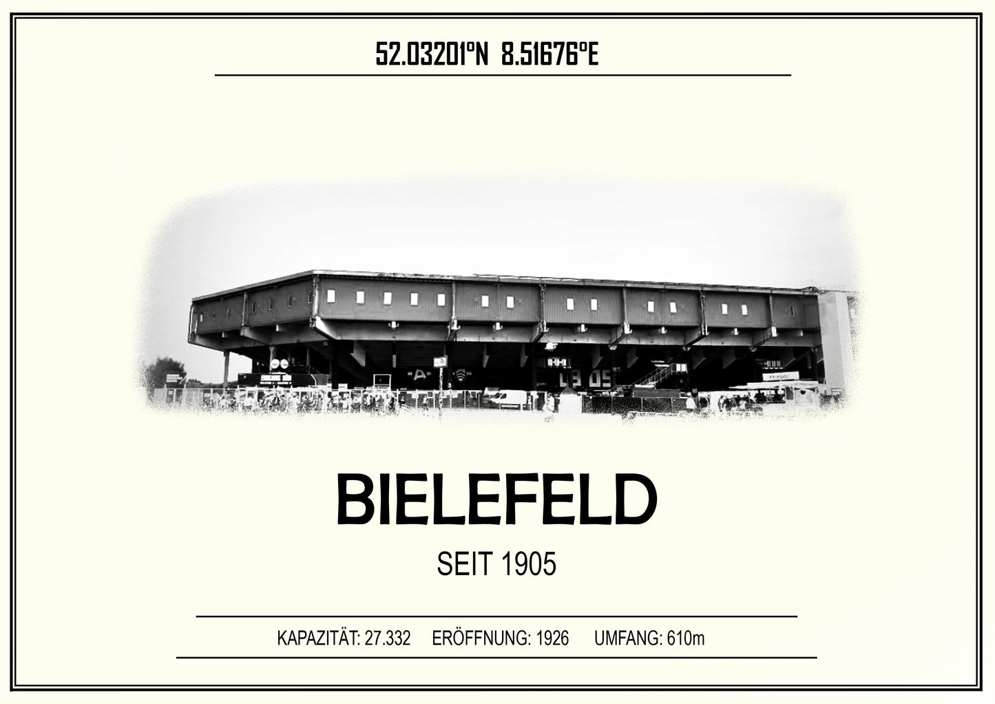 Bielefeld Stadion Leinwand