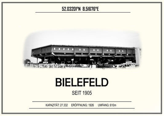 Bielefeld Stadion Leinwand