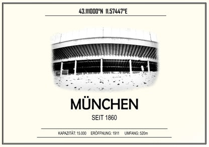 München Stadion Leinwand