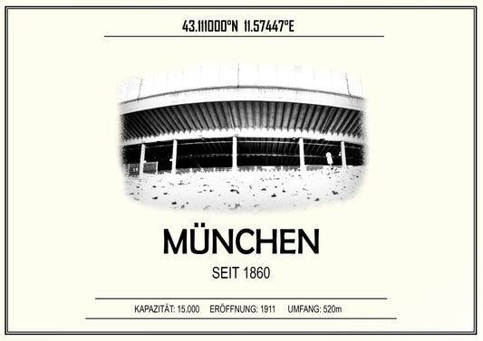 München Stadion Leinwand