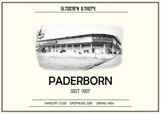 Paderborn Stadion Leinwand