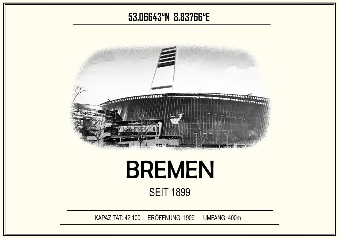 Bremen Stadion Leinwand