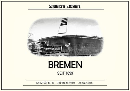 Bremen Stadion Leinwand