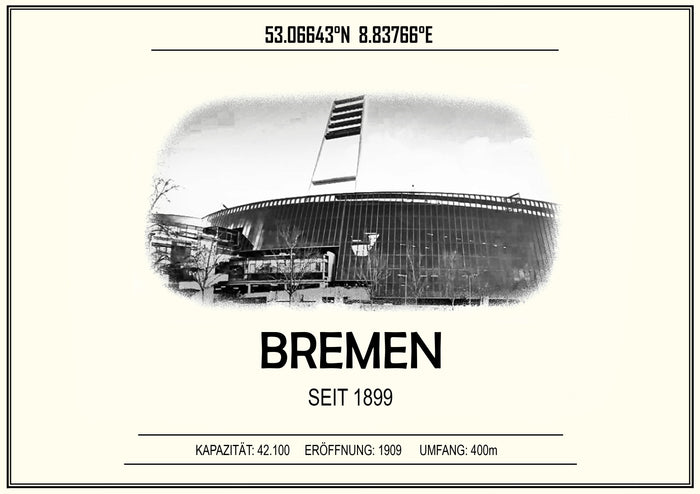 Bremen Stadion Leinwand
