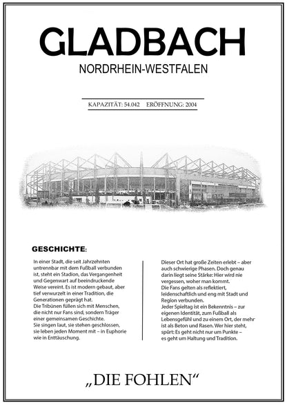Gladbach Stadion Leinwand