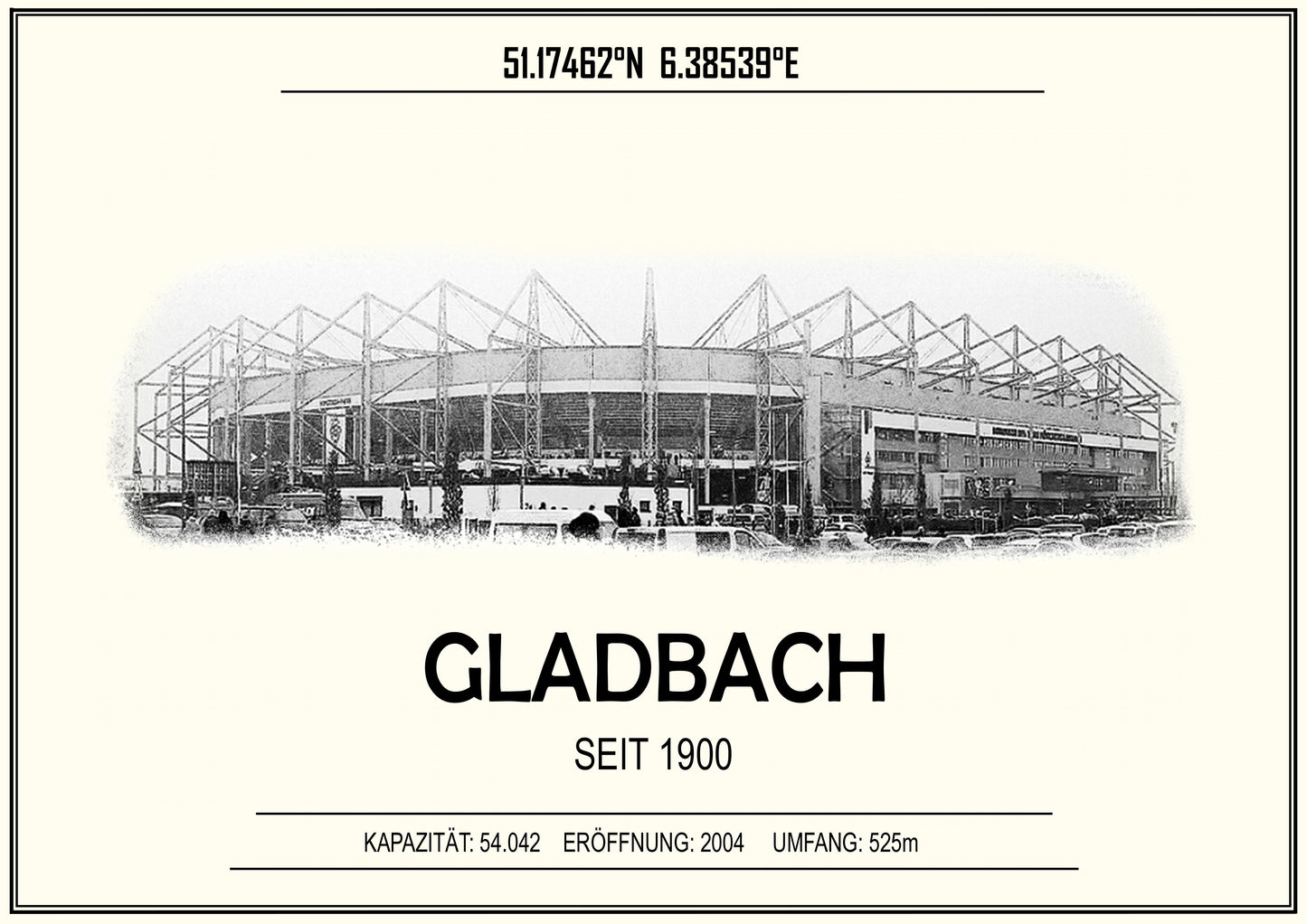 Gladbach Stadion Leinwand
