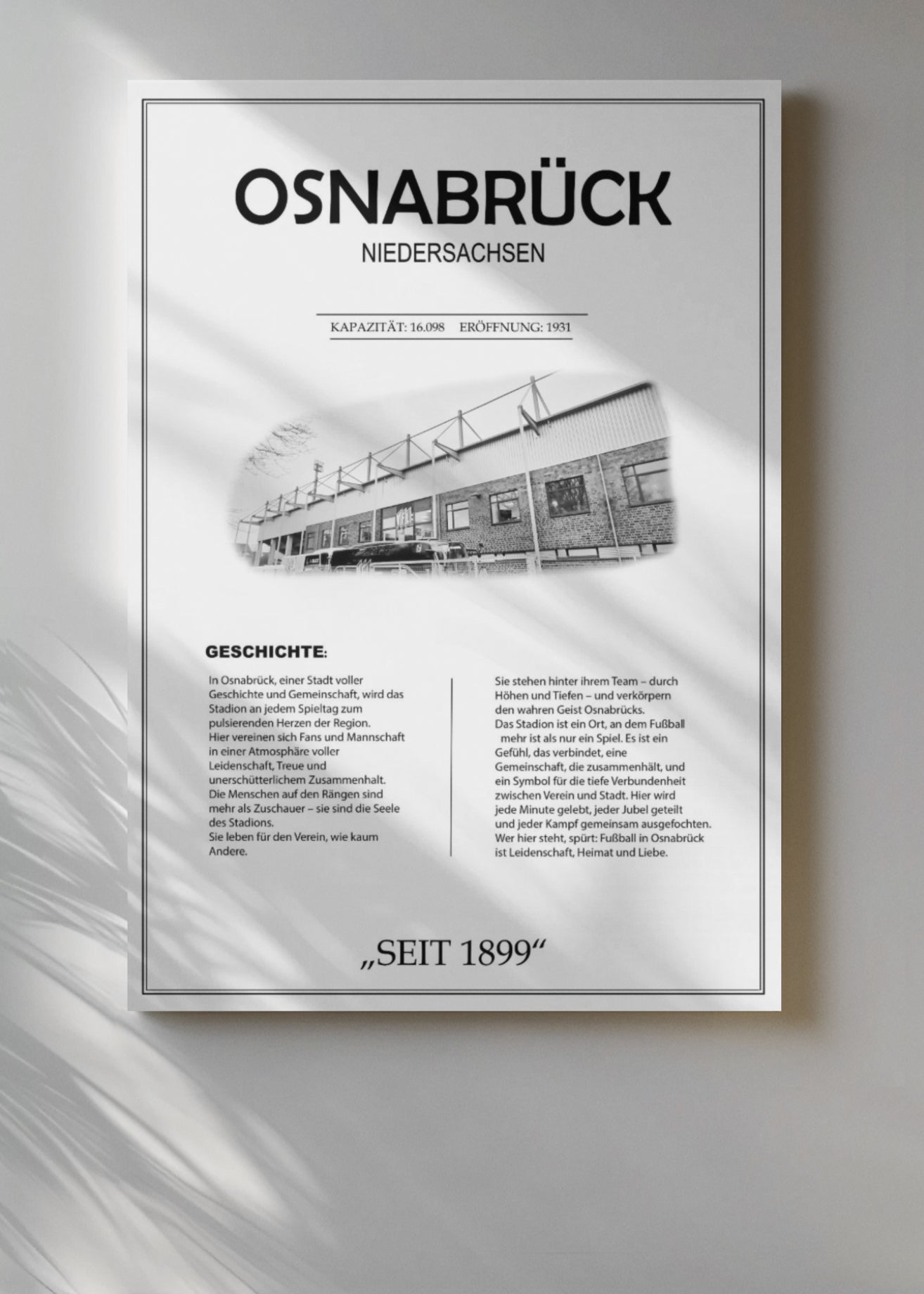 Osnabrück Stadion Leinwand