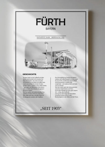 Fürth Stadion Leinwand