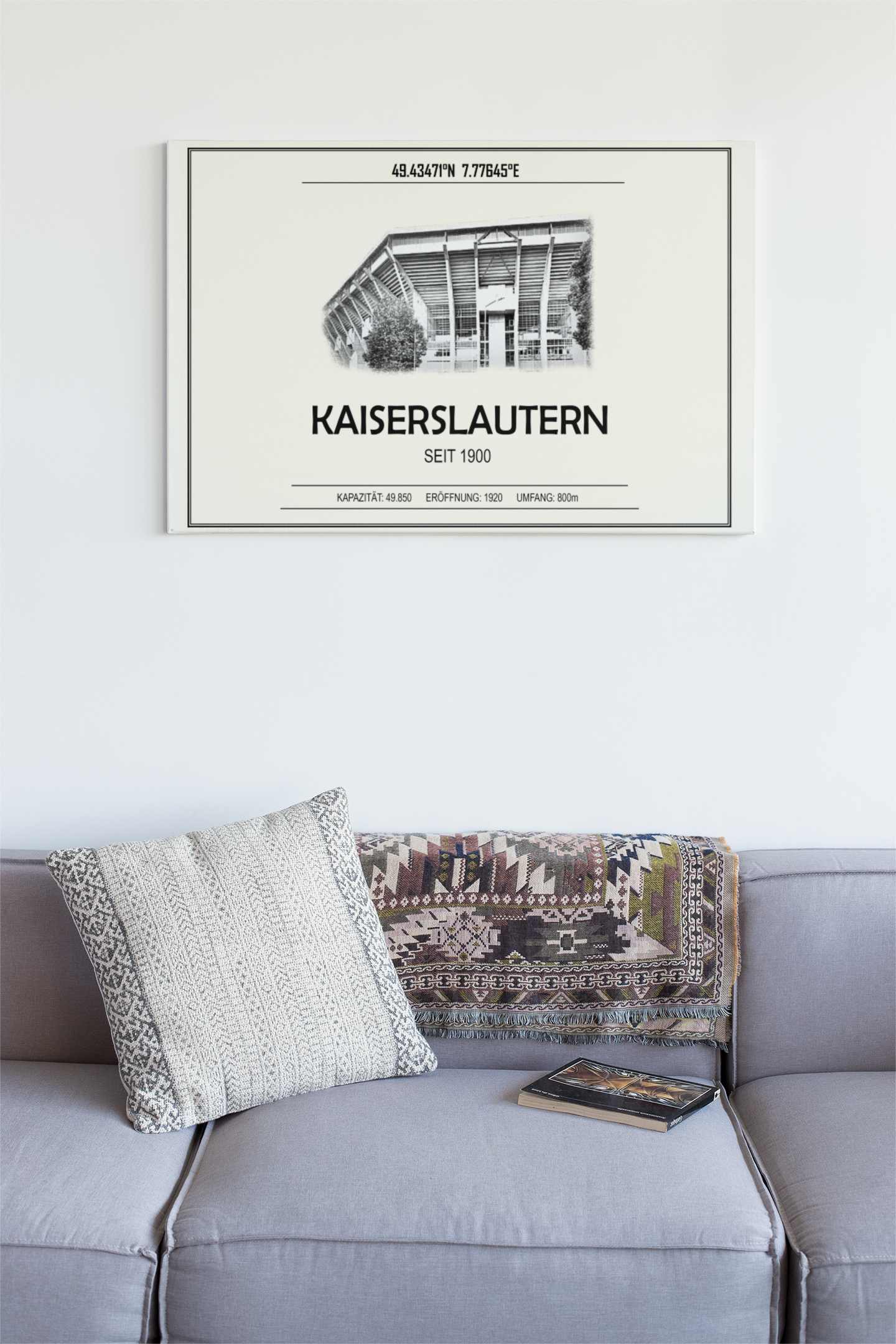 Kaiserslautern Stadion Leinwand