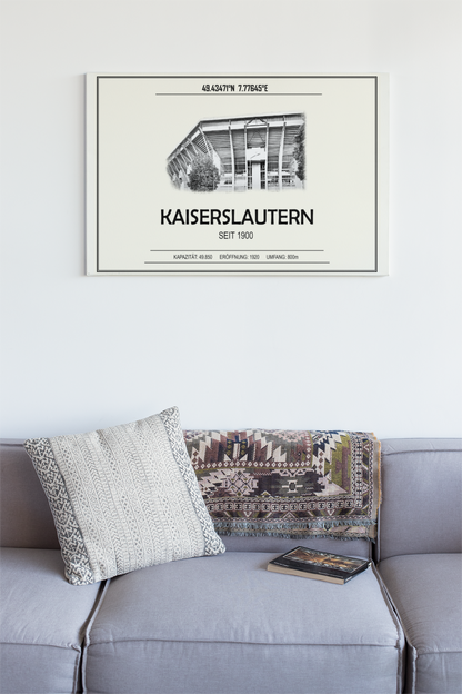 Kaiserslautern Stadion Leinwand