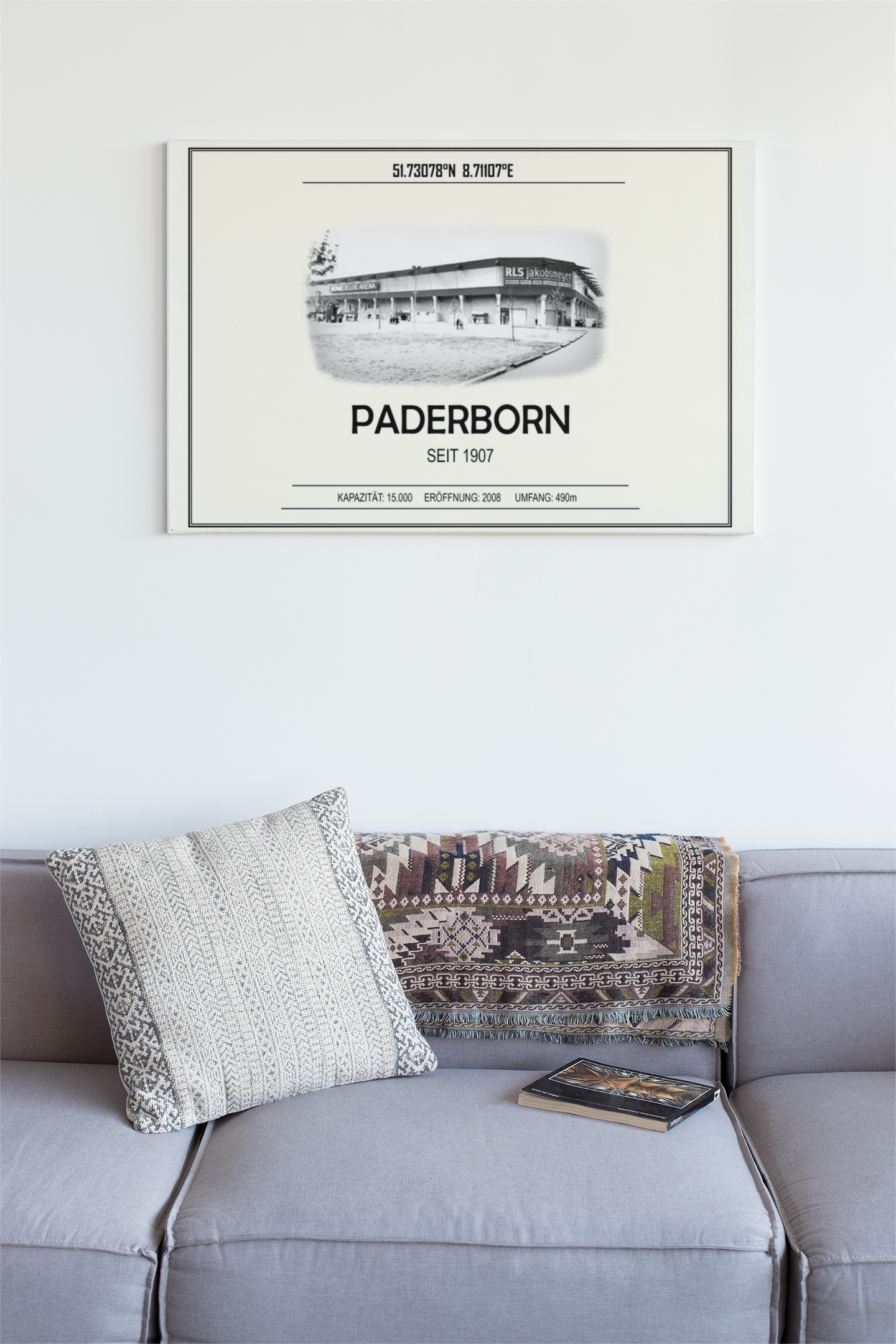 Paderborn Stadion Leinwand
