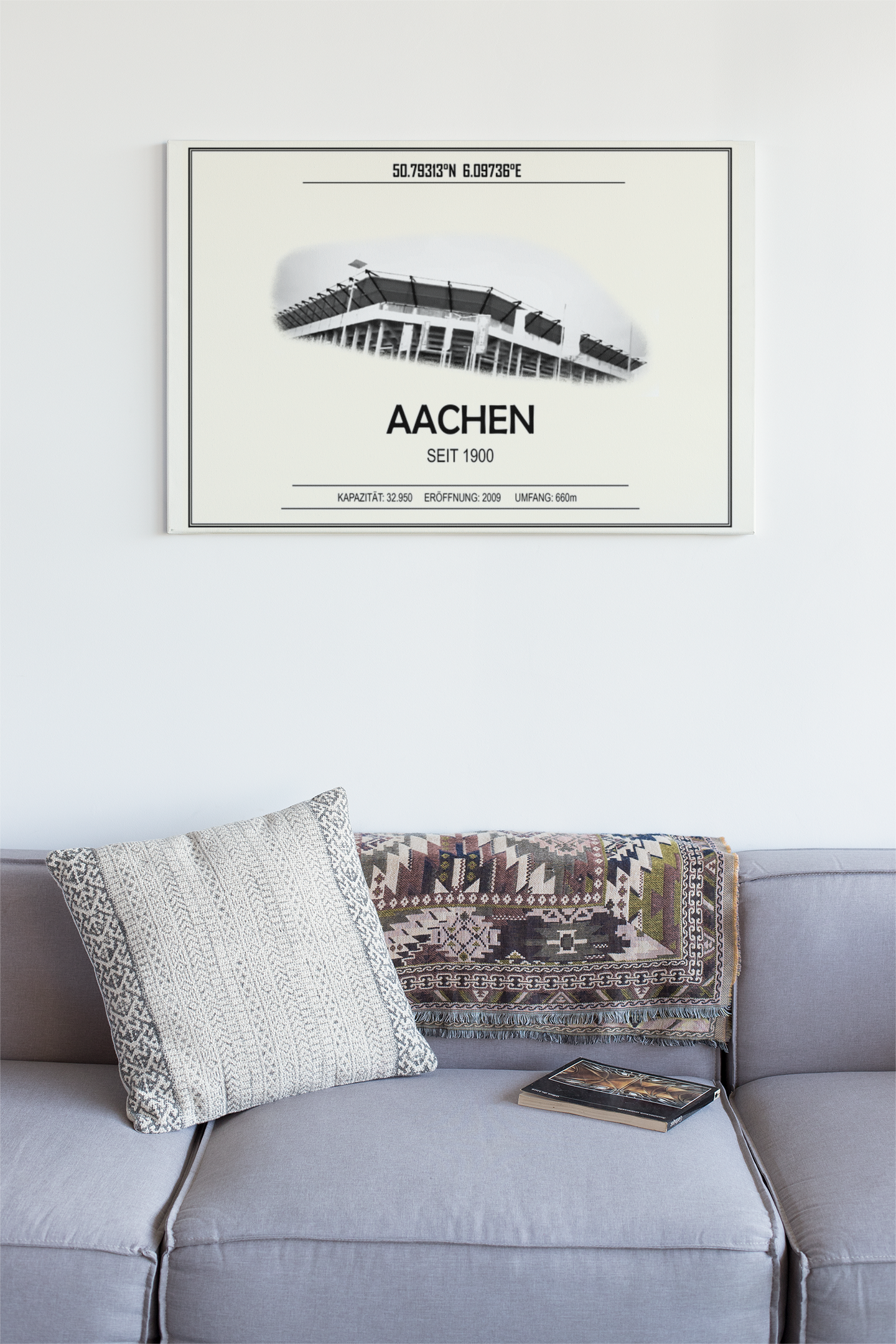 Aachen Stadion Leinwand