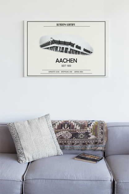 Aachen Stadion Leinwand