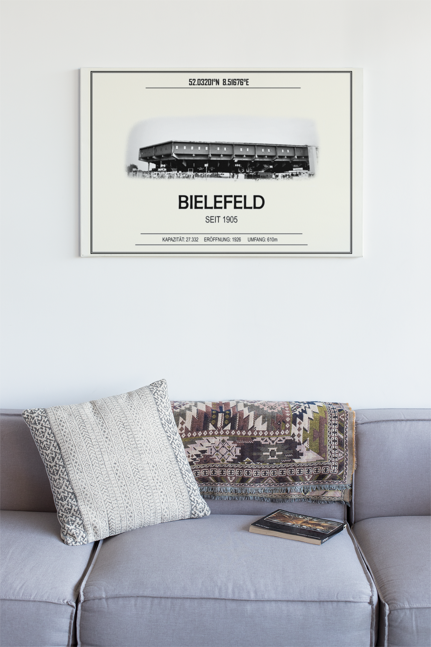 Bielefeld Stadion Leinwand