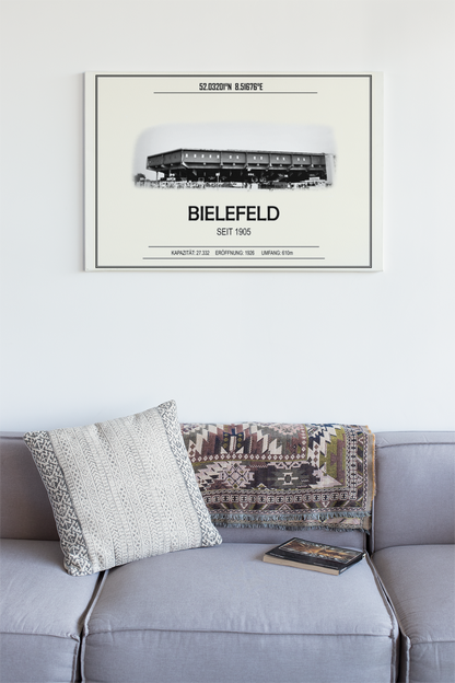 Bielefeld Stadion Leinwand