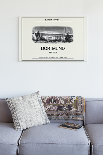 Dortmund Stadion Leinwand