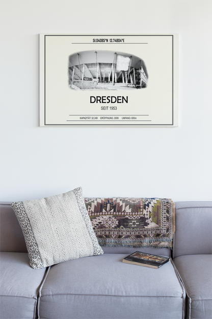 Dresden Stadion Leinwand