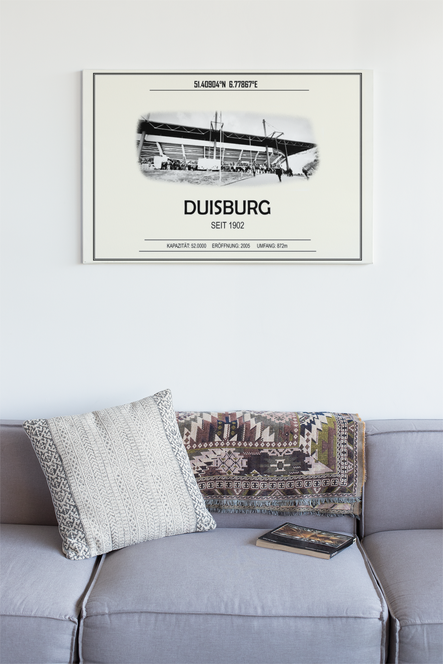 Duisburg Stadion Leinwand