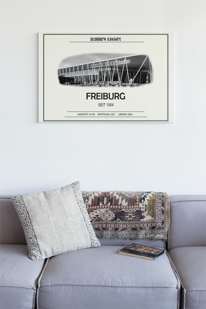 Freiburg Stadion Leinwand