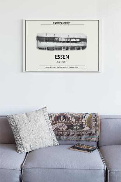 Essen Stadion Leinwand