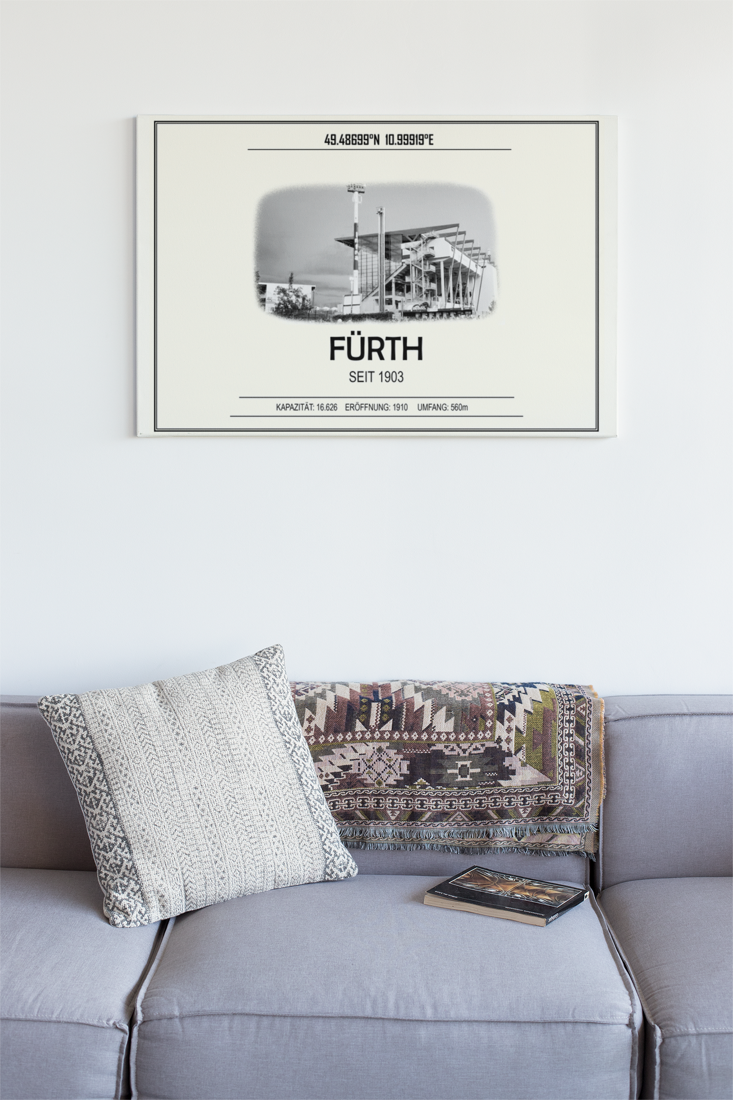Fürth Stadion Leinwand