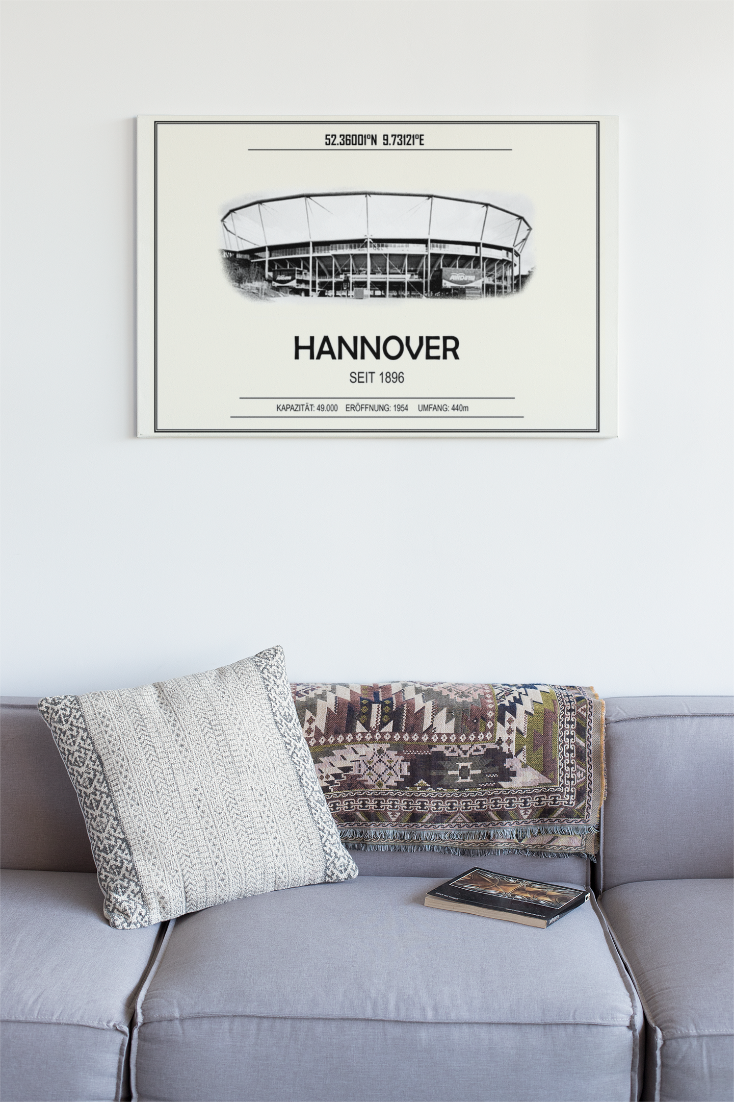 Hannover Stadion Leinwand