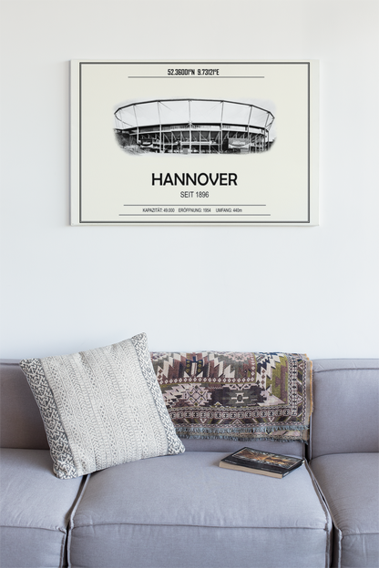 Hannover Stadion Leinwand