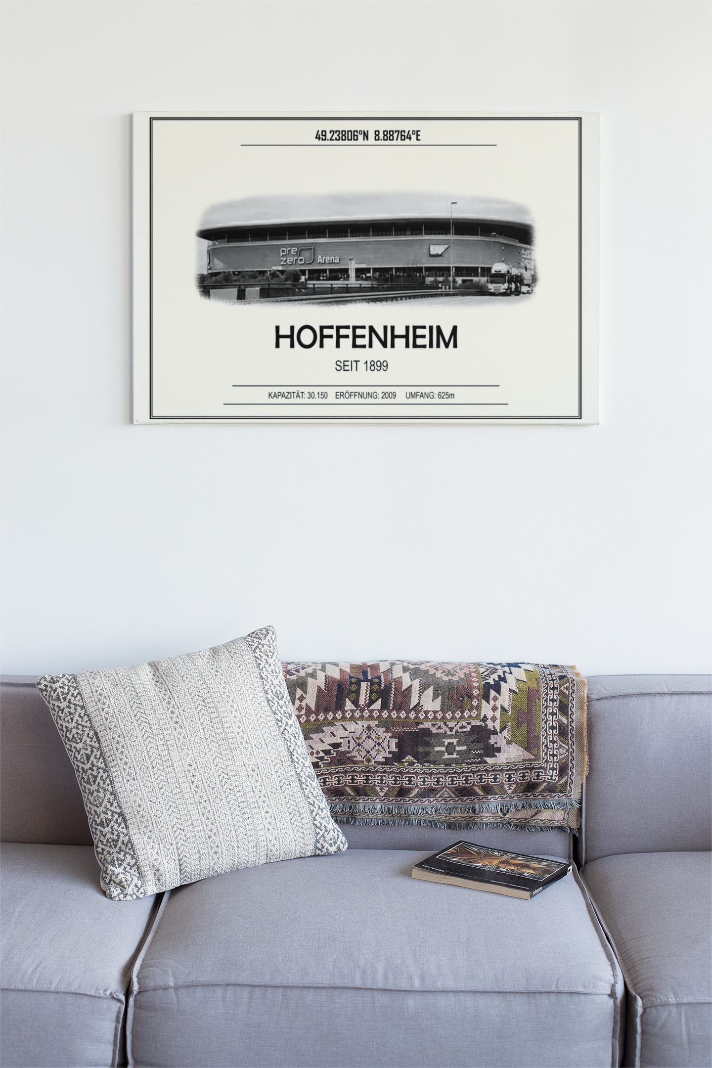 Hoffenheim Stadion Leinwand