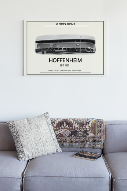 Hoffenheim Stadion Leinwand
