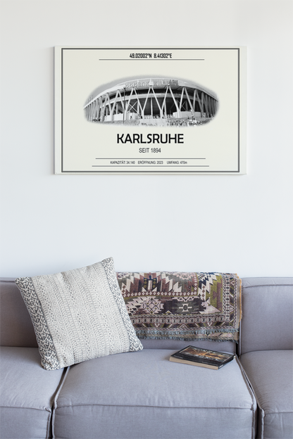 Karlsruhe Stadion Leinwand
