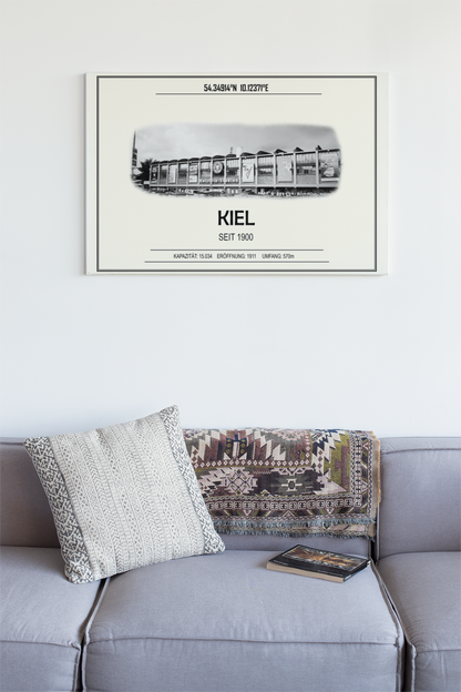Kiel Stadion Leinwand