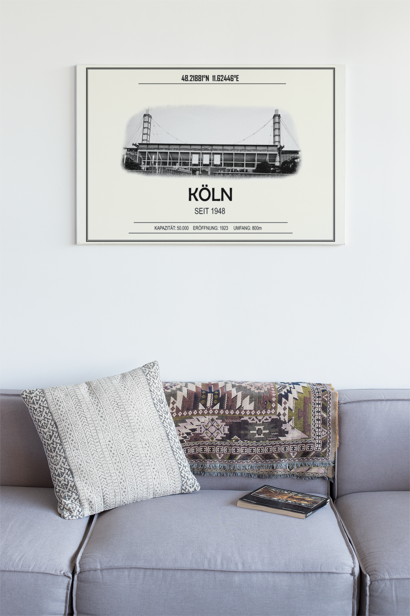 Köln Stadion Leinwand