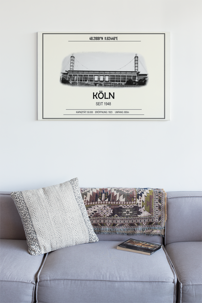 Köln Stadion Leinwand