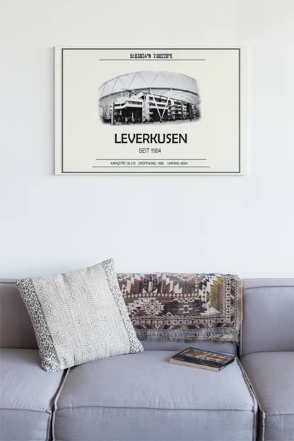 Leverkusen Stadion Leinwand