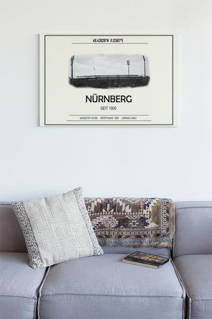 Nürnberg Staidon Leinwand