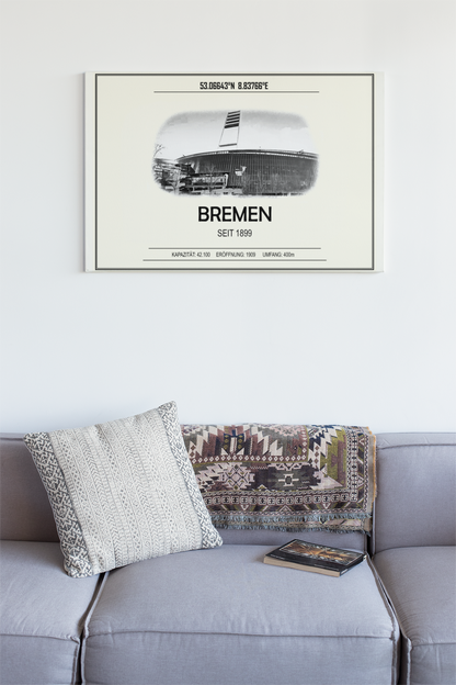 Bremen Stadion Leinwand