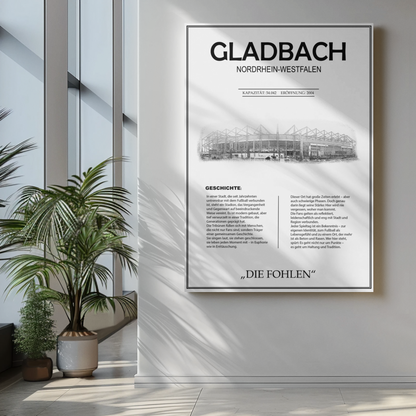 Gladbach Stadion Leinwand