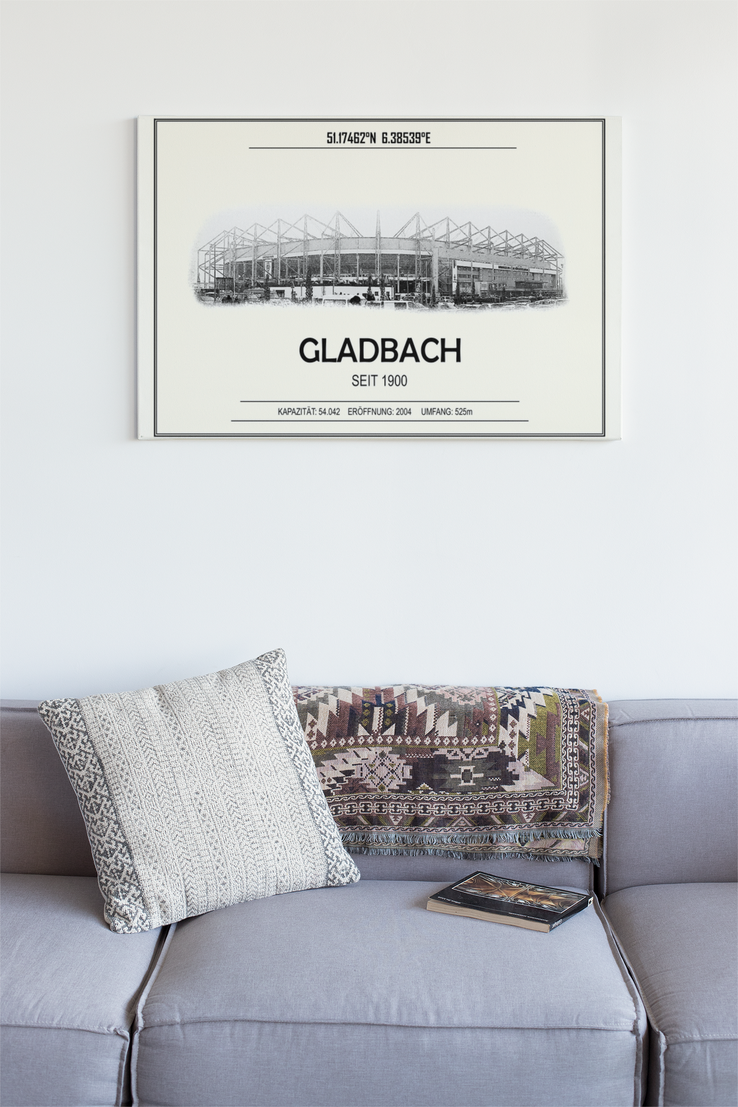 Gladbach Stadion Leinwand