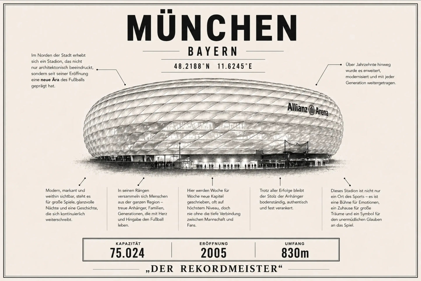 München Bayern Allianz Stadion Leinwand
