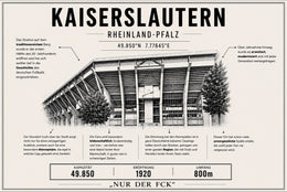 Kaiserslautern Stadion Leinwand