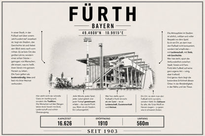 Fürth Stadion Leinwand