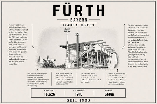 Fürth Stadion Leinwand